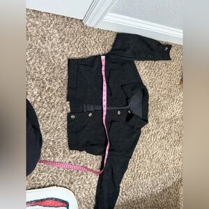 Black Button-Up Jacket corduroy